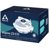 ARCTIC Alpine 23 CO Processore Raffreddatore d'aria 9 cm Alluminio, Nero 1 pz, raffreddamento CPU  Raffreddatore d'aria, 9 cm, 200 Giri/min, 2700 Giri/min, 0,3 son, Alluminio, Nero