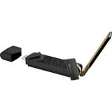ASUS USB-AX56 WLAN 1775 Mbit/s, Adattatore Wi-Fi Nero/Oro, Wireless, USB, WLAN, 1775 Mbit/s, Nero, Oro