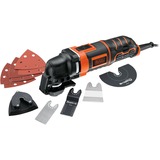 BLACK+DECKER MT300KA Nero, Arancione 300 W 10000 OPM, Strumento multi funzione arancione /Nero, Tagliare, Raschiare, Levigare, Nero, Arancione, 10000 OPM, 22000 OPM, AC, 300 W