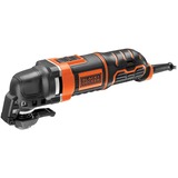 BLACK+DECKER MT300KA Nero, Arancione 300 W 10000 OPM, Strumento multi funzione arancione /Nero, Tagliare, Raschiare, Levigare, Nero, Arancione, 10000 OPM, 22000 OPM, AC, 300 W