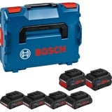 Bosch 1 600 A02 A2T batteria e caricabatteria per utensili elettrici blu/Nero, Batteria, Ioni di Litio, 8 Ah, 18 V, Bosch, Nero, Blu, Rosso