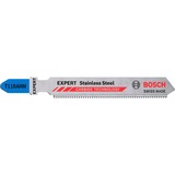 Bosch 2 608 900 561 lama per sega a gattuccio, sega a traforo e sega universale Lama per seghetto alternativo Carburo 3 pz Lama per seghetto alternativo, Acciaio inox, Carburo, Grigio, 1,1 mm, 3 mm