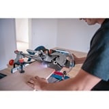 Bosch GCM 18V-216 D PROFESSIONAL 5000 Giri/min, Sega mitra/Troncatrice blu, Doppio smusso, Senza spazzola, 5000 Giri/min, 48°, 48°, 47°