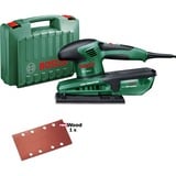 Bosch PSS 200 A 24000 Giri/min 200 W, Levigatrice orbitale verde/Nero, 24000 Giri/min, 2 mm, 1 mm, AC, 200 W, 125 W