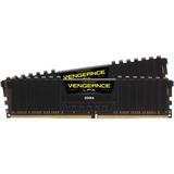 Corsair Vengeance LPX CMK16GX4M2Z3200C16 memoria 16 GB 2 x 8 GB DDR4 3200 MHz Nero, 16 GB, 2 x 8 GB, DDR4, 3200 MHz, 288-pin DIMM, Nero