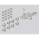 DeLOCK 47235 pannello drive bay 13,3 cm (5.25") Vassoio per unità di memorizzazione Nero, Telaio di montaggio Nero, 13,3 cm (5.25"), Vassoio per unità di memorizzazione, NVMe, 2.5", Nero, Alluminio