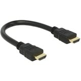 DeLOCK 83352 cavo HDMI 0,25 m HDMI tipo A (Standard) Nero Nero, 0,25 m, HDMI tipo A (Standard), HDMI tipo A (Standard), 4096 x 2160 Pixel, 10,2 Gbit/s, Nero