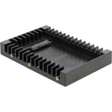 DeLOCK Installation Frame for 2.5″ SATA drive 8,89 cm (3.5") Vassoio per unità di memorizzazione Nero Nero, 8,89 cm (3.5"), Vassoio per unità di memorizzazione, 2.5", Serial ATA III, Nero, Plastica