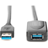 Digitus Cavo di prolunga USB 3.2 Gen 1 attivo, 5 metri Nero