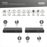Digitus DS-55526, Estensione HDMI Nero