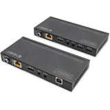 Digitus Set extender KVM HDMI 4K HDBaseT 2.0, Estensione HDMI Nero