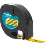 Dymo Etichette LT IN Plastica Nero su giallo, Poliestere, Belgio, DYMO, LetraTag 100T, LetraTag 100H, 1,2 cm