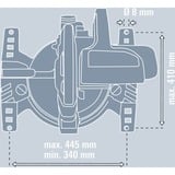 EINHELL 4310620, Base alluminio/Rosso