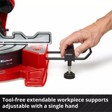 EINHELL Sega a batteria con taglio a trazione e a ingletto TE-SM 36/8 L Li-Solo, 36 Volt (2x18V), Sega mitra/Troncatrice rosso