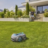GARDENA Robot rasaerba smart SILENO free Set 1.200m², Robot tagliaerba grigio/Turchese