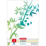 Herlitz GREENline quaderno per scrivere A4 50 fogli Verde, Bianco,  College Block  Immagine, Verde, Bianco, A4, 50 fogli, 70 g/m², Carta rigata