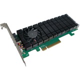 HighPoint SSD6202A controller RAID PCI Express x8 3.0 8 Gbit/s PCI Express 3.0, PCI Express x8, 0, 1, 8 Gbit/s, 2 canali, 920,585 h