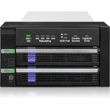 Icy Dock MB901SPR-B R1, Inquadramento Nero/Argento