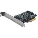 Inter-Tech ARGUS KC-008 scheda di interfaccia e adattatore Interno PCIe, 20 Gbit/s, Windows 10, 115 mm, 120 mm, 18 mm