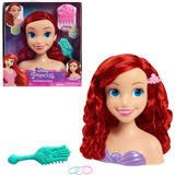 Just Play Disney Princess - Testa per Acconciature Ariel, Testina per trucco/acconciature 