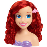 Just Play Disney Princess - Testa per Acconciature Ariel, Testina per trucco/acconciature 