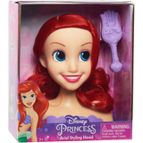 Just Play Disney Princess - Testa per Acconciature Ariel, Testina per trucco/acconciature 