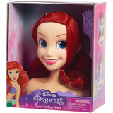 Just Play Disney Princess - Testa per Acconciature Ariel, Testina per trucco/acconciature 