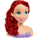 Just Play Disney Princess - Testa per Acconciature Ariel, Testina per trucco/acconciature 