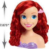 Just Play Disney Princess - Testa per Acconciature Ariel, Testina per trucco/acconciature 