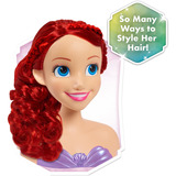 Just Play Disney Princess - Testa per Acconciature Ariel, Testina per trucco/acconciature 
