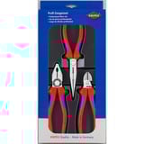 KNIPEX 00 20 11 pinza Set di pinze, Set pinze blu, Set di pinze, Acciaio, Polipropilene (PP), Blu/Rosso, 810 g