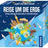 KOSMOS Reise um die Erde Spielerisch die Welt entdecken Gioco da tavolo Viaggio/avventura Gioco da tavolo, Viaggio/avventura, 8 anno/i, Gioco di famiglia