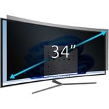 Kensington Filtro per la privacy rimovibile in 2 direzioni per monitor curvi da 34” 21:9, Sulla privacy Nero, 86,4 cm (34"), Monitor, Privacy, 50 g