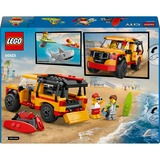 LEGO City Fuoristrada di soccorso del bagnino, Giochi di costruzione Set da costruzione, 6 anno/i, Plastica, 214 pz, 397 g
