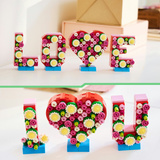 LEGO LOVE - 4 lettere, Giochi di costruzione 
