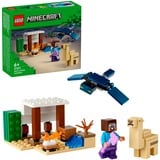 LEGO Minecraft Spedizione di Steve nel deserto, Giochi di costruzione Set da costruzione, 6 anno/i, Plastica, 75 pz, 111 g