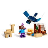 LEGO Minecraft Spedizione di Steve nel deserto, Giochi di costruzione Set da costruzione, 6 anno/i, Plastica, 75 pz, 111 g