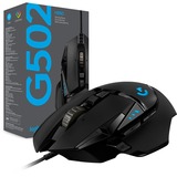 Logitech G502 Hero mouse Mano destra USB tipo A Ottico 25600 DPI Nero, Mano destra, Ottico, USB tipo A, 25600 DPI, 1 ms, Nero