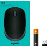 Logitech M171 Mouse Wireless, 2.4 GHz con Mini Ricevitore USB, Rilevamento Ottico, Durata ‎Batteria Fino a 12 Mesi, Mouse Ambidestro per PC/Mac/Laptop, Nero Nero/grigio, 2.4 GHz con Mini Ricevitore USB, Rilevamento Ottico, Durata ‎Batteria Fino a 12 Mesi, Mouse Ambidestro per PC/Mac/Laptop, Nero, Ambidestro, Ottico, RF Wireless, 1000 DPI, Nero