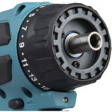 Makita Avvitatore a batteria con sistema di teste intercambiabili DDF491Z, 18 Volt, Trapano avvitatore blu/Nero