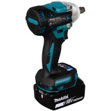 Makita DTW300RTJ cacciavite elettrico e avvitatore a impulso 3200 Giri/min Nero, Blu blu/Nero, Cacciavite a percussione, Impugnatura a pistola, 1/2", Nero, Blu, Deep discharge, Surriscaldamento, Sovraccarico, Senza spazzola