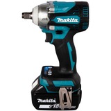 Makita DTW300RTJ cacciavite elettrico e avvitatore a impulso 3200 Giri/min Nero, Blu blu/Nero, Cacciavite a percussione, Impugnatura a pistola, 1/2", Nero, Blu, Deep discharge, Surriscaldamento, Sovraccarico, Senza spazzola