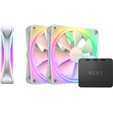 NZXT F120 RGB DUO Triple 120x120x25, Ventola bianco
