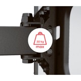 One for all Supporto da parete girevole, Montaggio a parete Nero