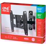 One for all WM4251, Montaggio a parete Nero