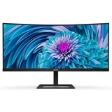 Philips E Line 346E2CUAE/00 Monitor PC 86,4 cm (34") 3440 x 1440 Pixel Wide Quad HD+ LCD Nero Nero, 86,4 cm (34"), 3440 x 1440 Pixel, Wide Quad HD+, LCD, 4 ms, Nero