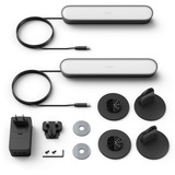 Philips Hue Philips Hue White and Color Ambiance Play Kit Base con alimentatore 2 pezzi Nero Nero, Philips Hue White and Color ambiance Play Kit Base con alimentatore 2 pezzi Nero, Pannello intelligente, Nero, ZigBee, LED integrato, Lampadina/e non sostituibile/i, Bianco freddo, Bianco caldo, Bianco