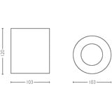 Philips Hue White Ambiance Pillar Spot Singolo, Luce LED Nero