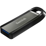 SanDisk Extreme Go unità flash USB 128 GB USB tipo A 3.2 Gen 1 (3.1 Gen 1) Acciaio inossidabile argento/Nero, 128 GB, USB tipo A, 3.2 Gen 1 (3.1 Gen 1), 400 MB/s, Lamina di scorrimento, Acciaio inossidabile