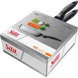 Silit Set di padelle Domus, 24 e 28 cm accaio/Nero